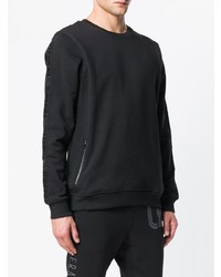 Мужской черный свитшот от Frankie Morello