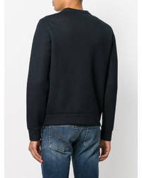 Мужской черный свитшот от Emporio Armani