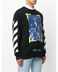 Мужской черный свитшот от Off-White