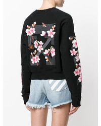 Женский черный свитшот от Off-White