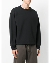 Мужской черный свитшот от Damir Doma