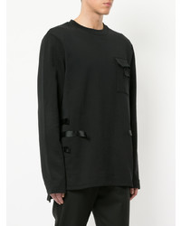 Мужской черный свитшот от Matthew Miller