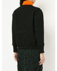 Женский черный свитшот от Facetasm