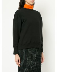 Женский черный свитшот от Facetasm