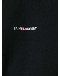 Женский черный свитшот от Saint Laurent