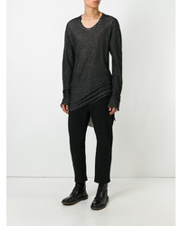 Мужской черный свитшот от Cedric Jacquemyn