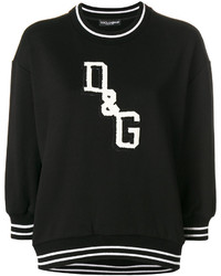 Женский черный свитшот от Dolce & Gabbana