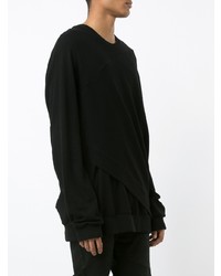 Мужской черный свитшот от Julius