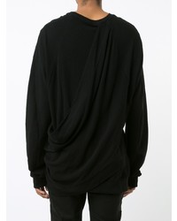 Мужской черный свитшот от Julius