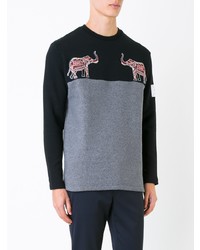 Мужской черный свитшот от Yoshiokubo