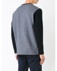 Мужской черный свитшот от Yoshiokubo