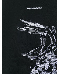 Женский черный свитшот от Dsquared2