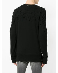 Мужской черный свитшот от Fagassent