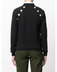 Женский черный свитшот от Balmain