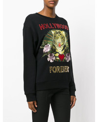 Женский черный свитшот от Gucci