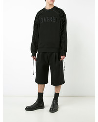 Мужской черный свитшот от Juun.J