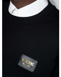 Мужской черный свитшот от Moschino