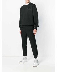 Мужской черный свитшот от Helmut Lang