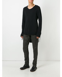 Мужской черный свитшот от Cedric Jacquemyn