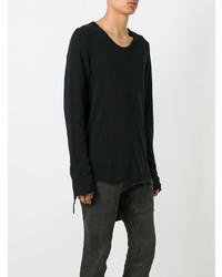 Мужской черный свитшот от Cedric Jacquemyn