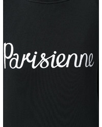 Женский черный свитшот от MAISON KITSUNE