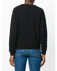 Женский черный свитшот от MAISON KITSUNE