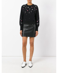 Женский черный свитшот от MSGM