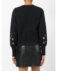 Женский черный свитшот от MSGM