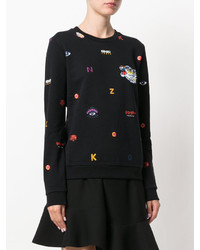 Женский черный свитшот от Kenzo