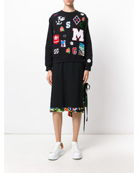 Женский черный свитшот от MSGM