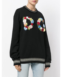 Женский черный свитшот от Dolce & Gabbana