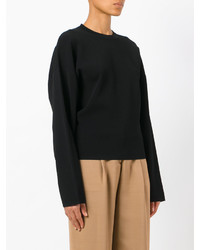 Женский черный свитшот от Jil Sander