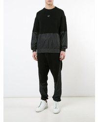 Мужской черный свитшот от Mostly Heard Rarely Seen