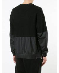 Мужской черный свитшот от Mostly Heard Rarely Seen