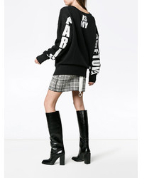 Женский черный свитшот от Faith Connexion