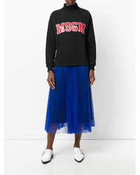 Женский черный свитшот от MSGM