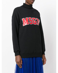 Женский черный свитшот от MSGM