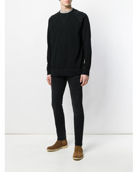 Мужской черный свитшот от Laneus