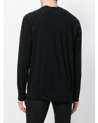 Мужской черный свитшот от Laneus