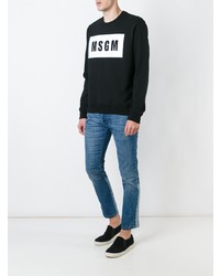 Мужской черный свитшот от MSGM