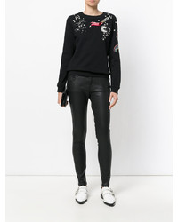 Женский черный свитшот от Valentino