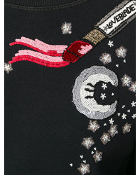 Женский черный свитшот от Valentino