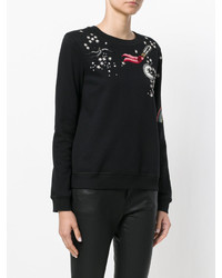Женский черный свитшот от Valentino
