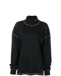 Черный свободный свитер от Aalto