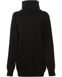 Черный свободный свитер от Dolce & Gabbana