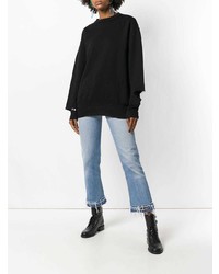 Черный свободный свитер от Diesel