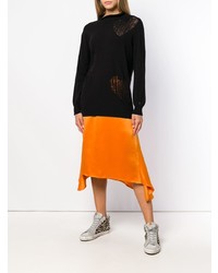 Черный свободный свитер от Twin-Set