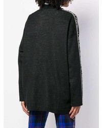 Черный свободный свитер от MSGM