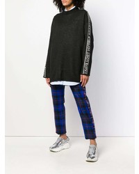 Черный свободный свитер от MSGM