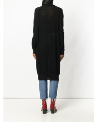 Черный свободный свитер от Sacai